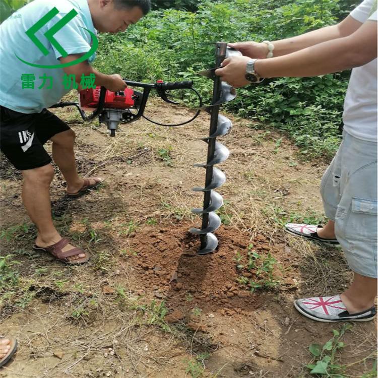 手扶植樹挖坑機種樹耗油省噪音低